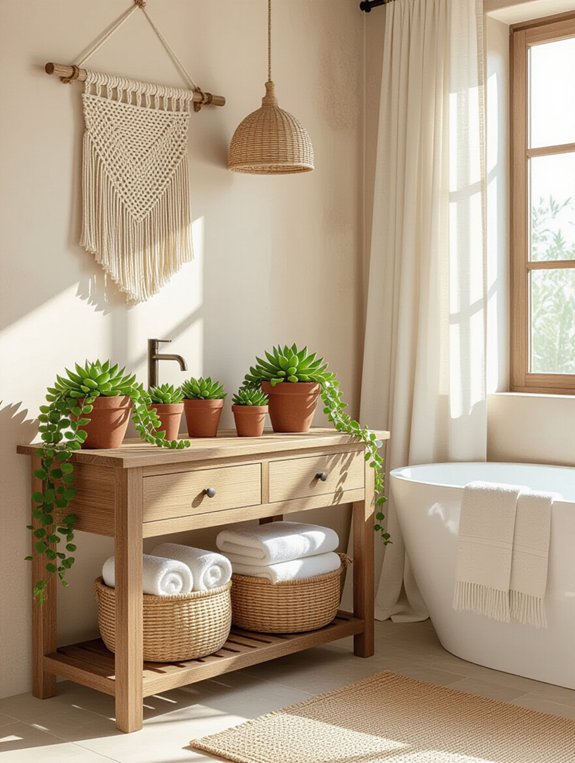 earthy color palettes evoke calm