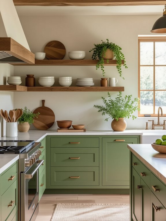 earthy green wood harmony