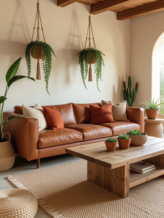 earthy tones for tranquility