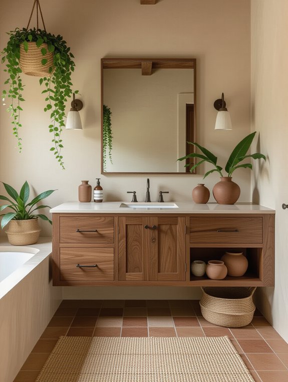 earthy tones for tranquility