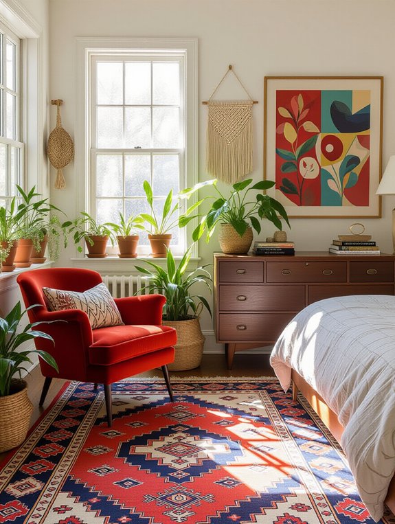 eclectic bedroom design inspiration