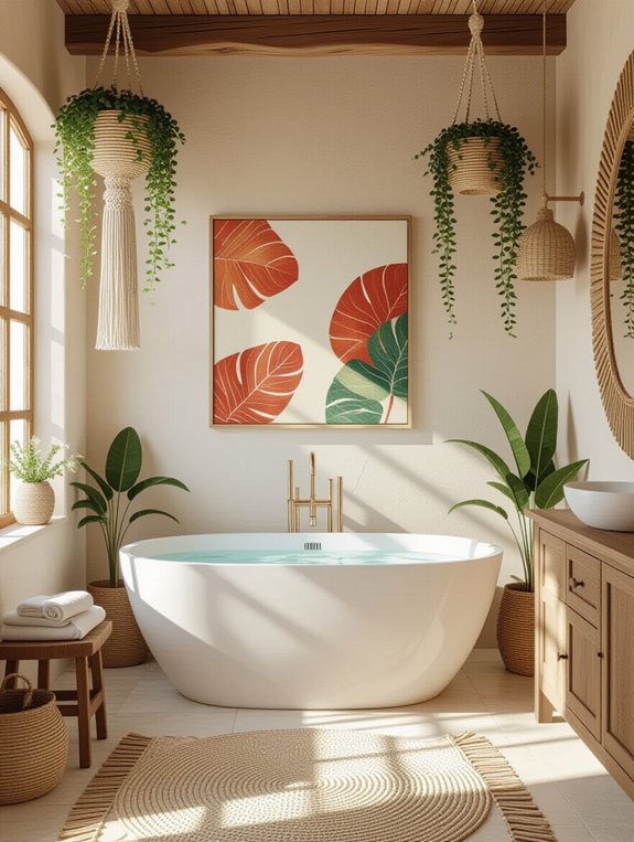 eclectic bohemian wall art