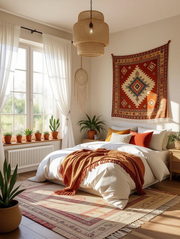 eclectic vibrant cozy retreat