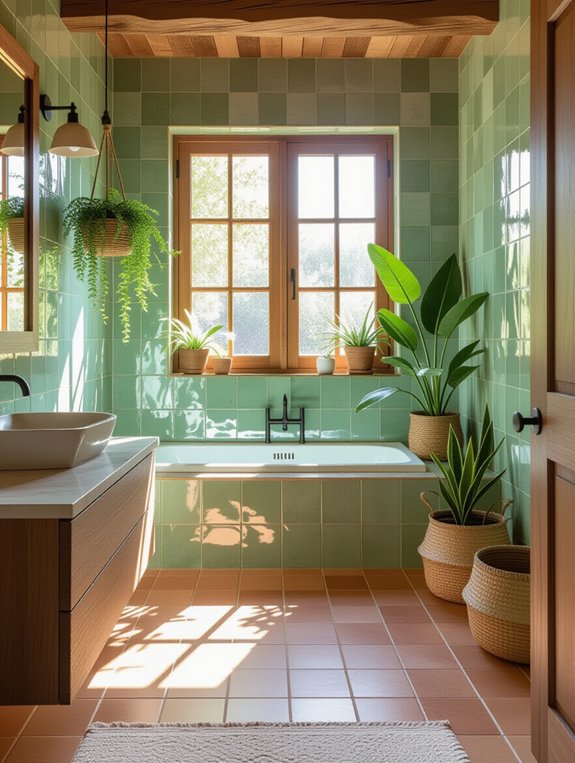 eco friendly bathroom tile options