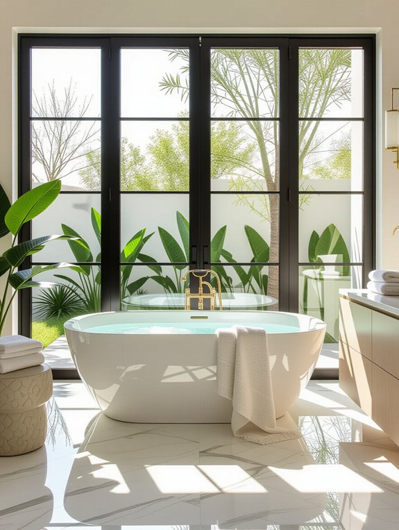 elegant bathtub sanctuary experience