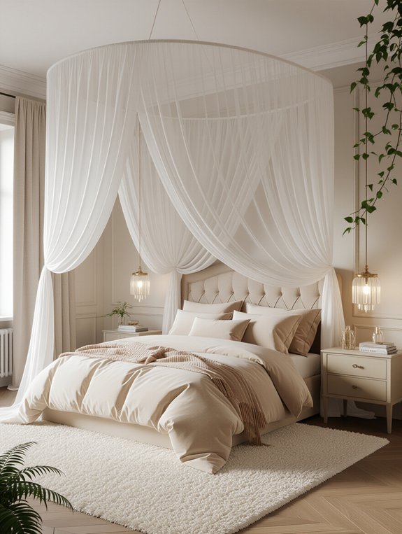 elegant canopy bed benefits