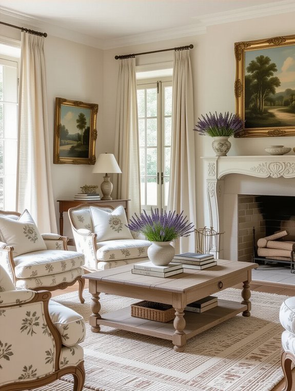 elegant comfortable french decor