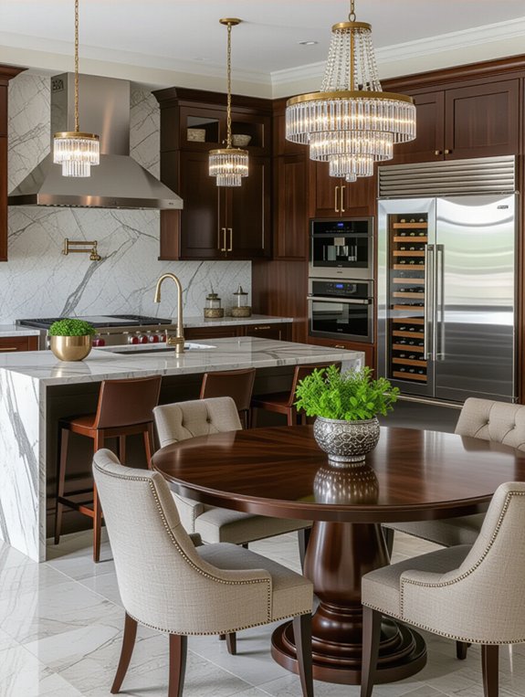 elegant dining area integration