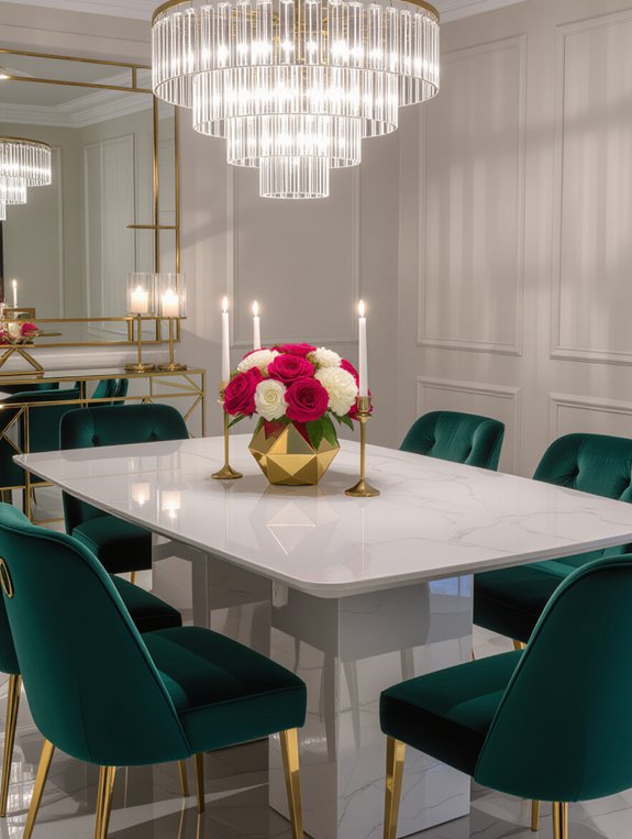 elegant dining space transformation