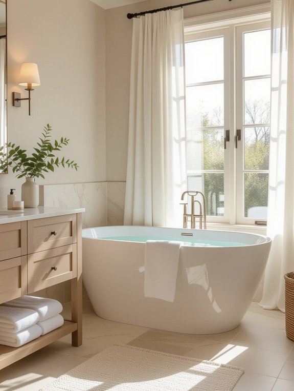 elegant minimalist bathroom design