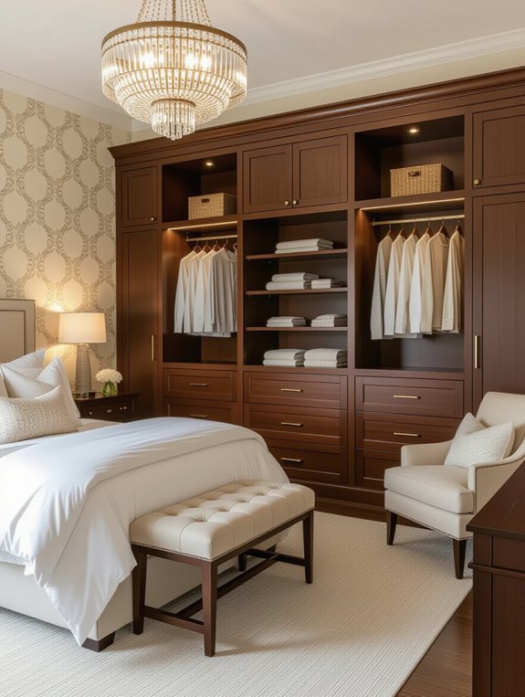 elegant organized closet solutions