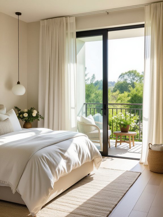 elegant outdoor bedroom retreat