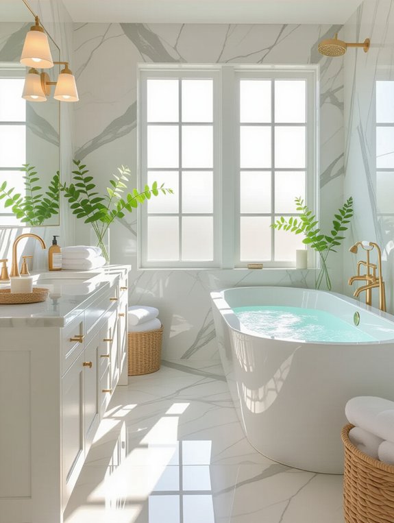 elegant spa like sanctuary