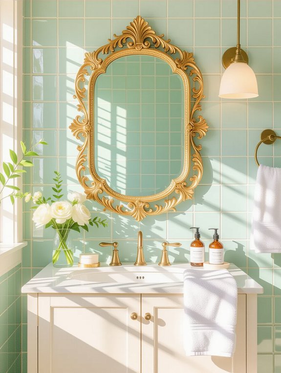 elevate bathroom with mirrors