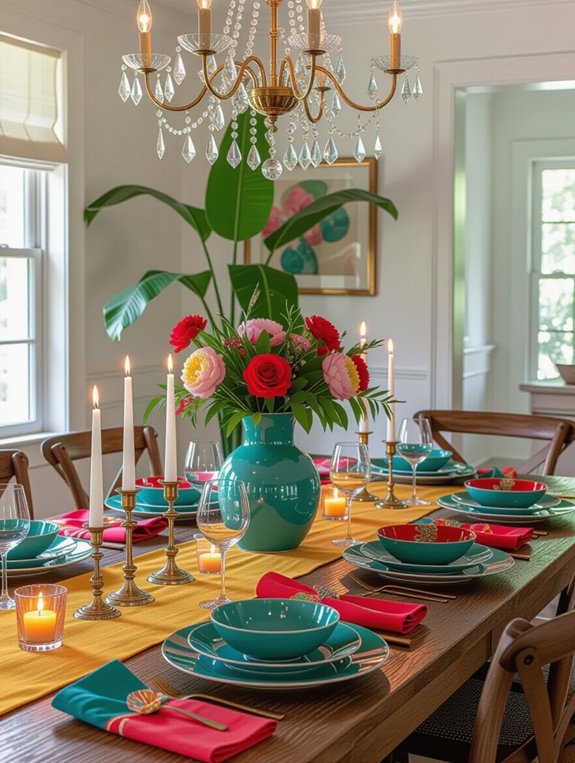 elevate dining with colors
