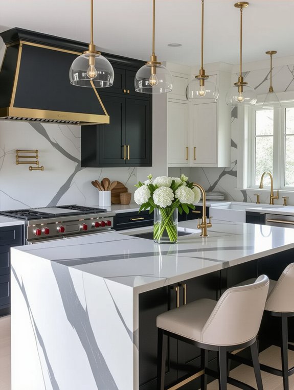 elevate kitchen with marble