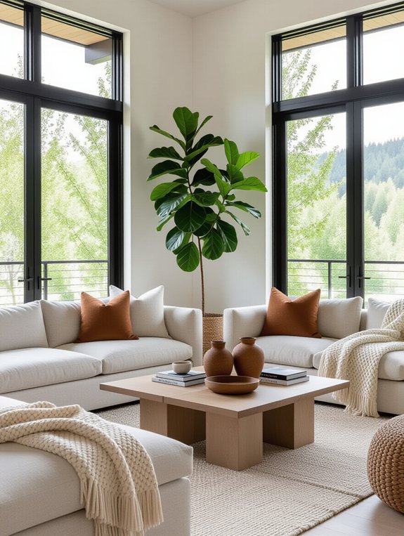 elevate space with indoor plants