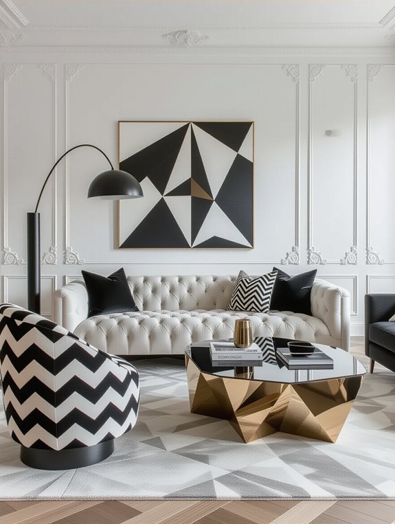 embrace modern geometric decor
