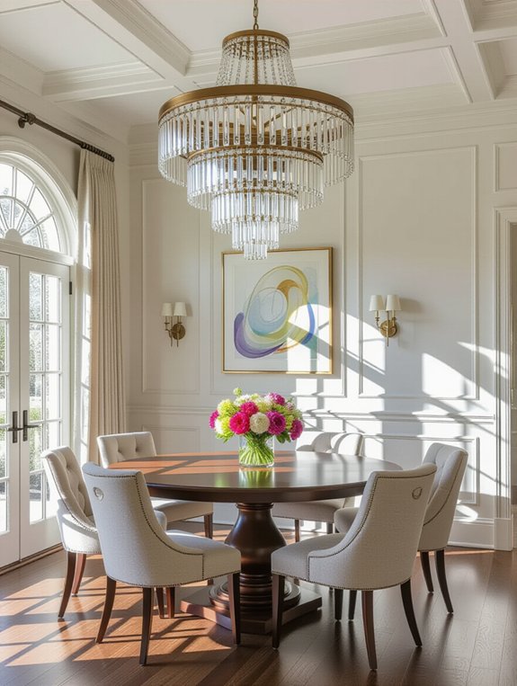 enchanting dining room lighting