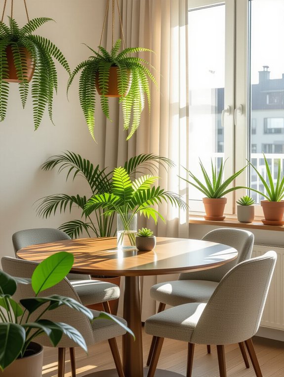 enhance decor with plants