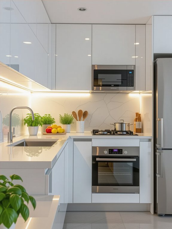 enhance kitchen lighting ambiance