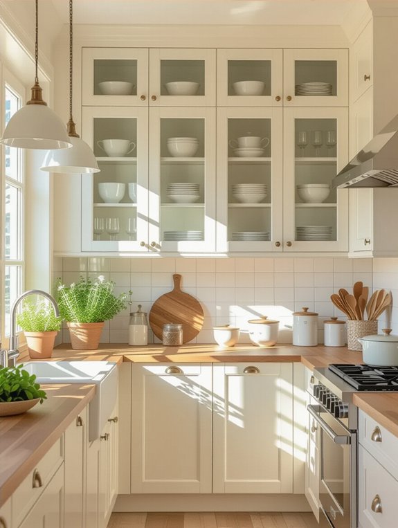 enhance openness with glass
