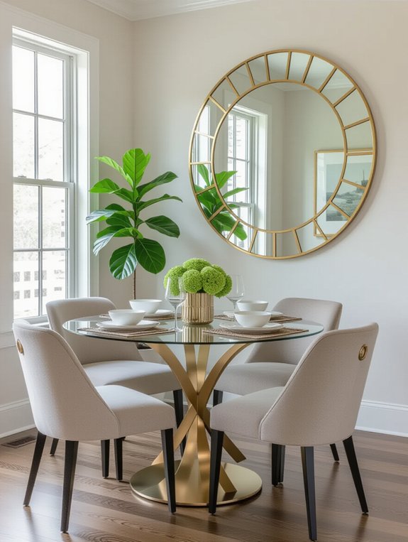 enhance space with mirrors