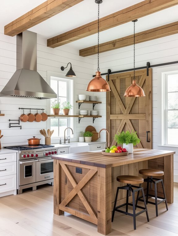 enhancing farmhouse kitchen style