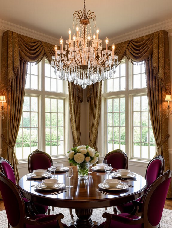 exquisite chandelier transforms ambiance