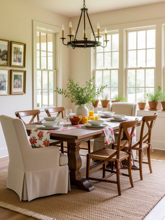 family friendly dining arrangement