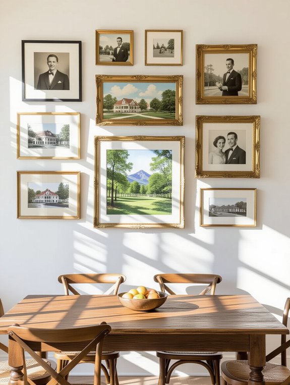 family photo gallery wall