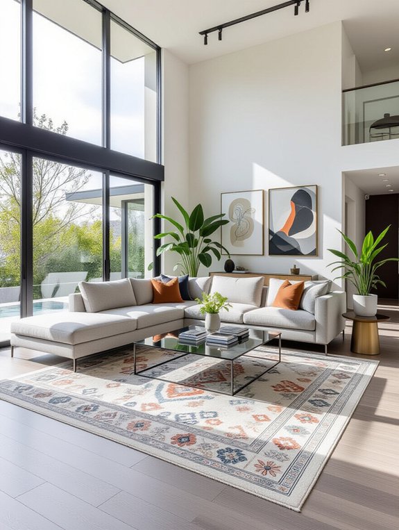 floating furniture arrangement benefits