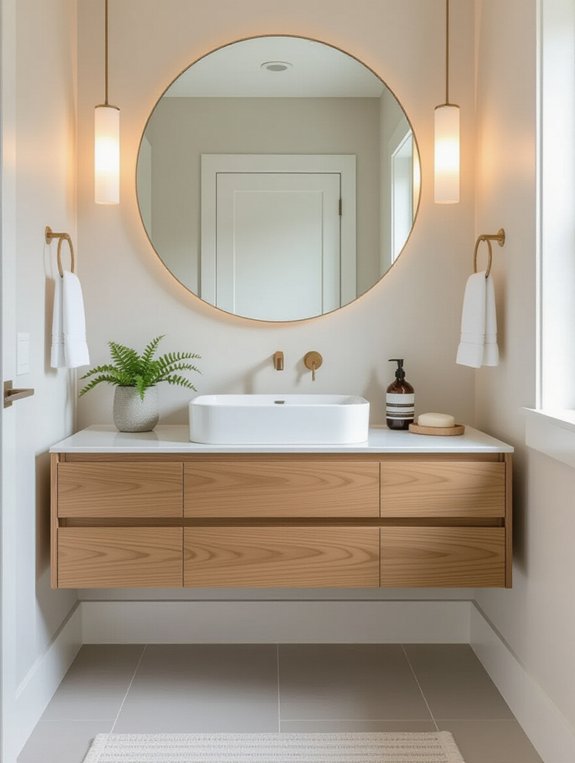 floating vanity space saving benefits