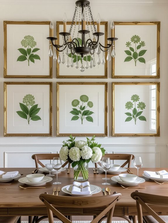 framed botanical prints ideas