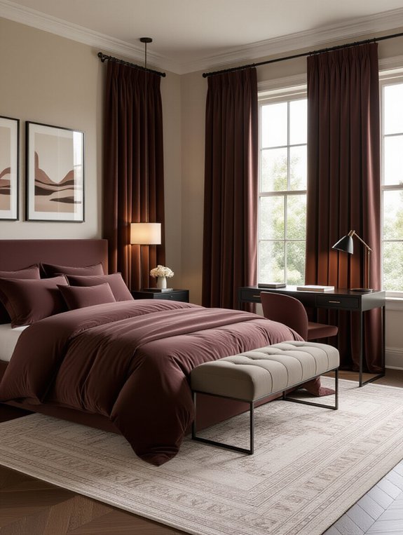 functional bedroom workspace design