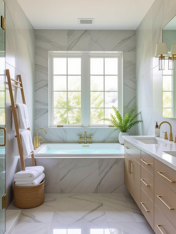 functional guest bathroom design