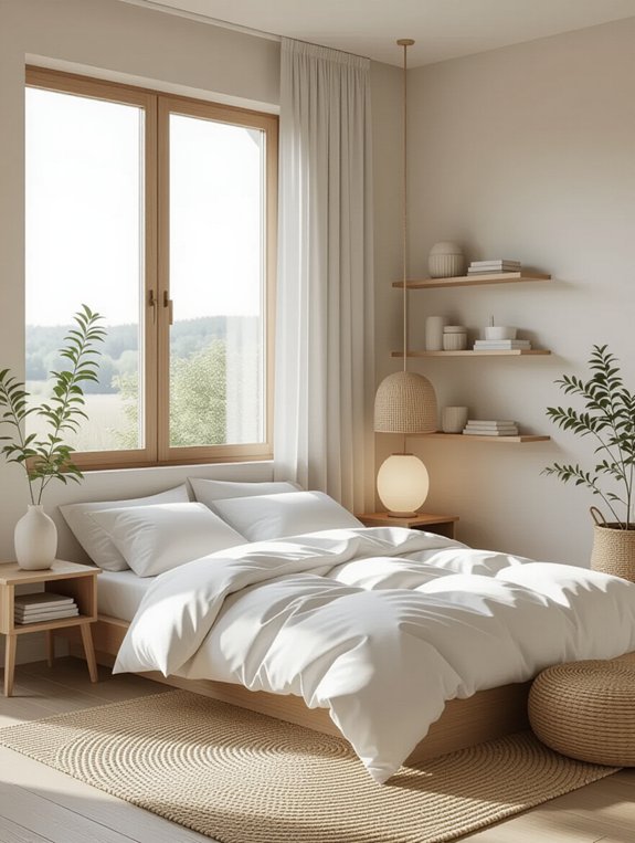 functional minimalist bedroom furniture
