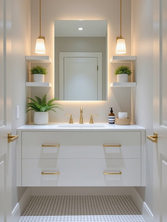 functional small vanity storage