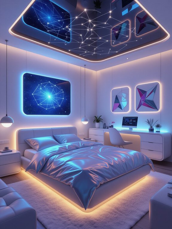 futuristic bedroom design ideas