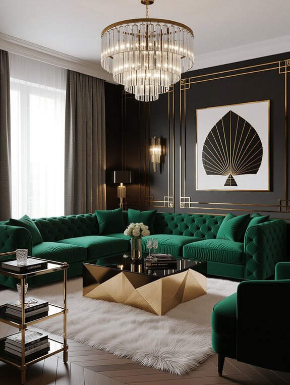 glamorous geometric design elements