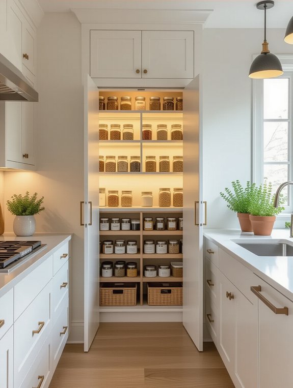 hidden pantry space solutions