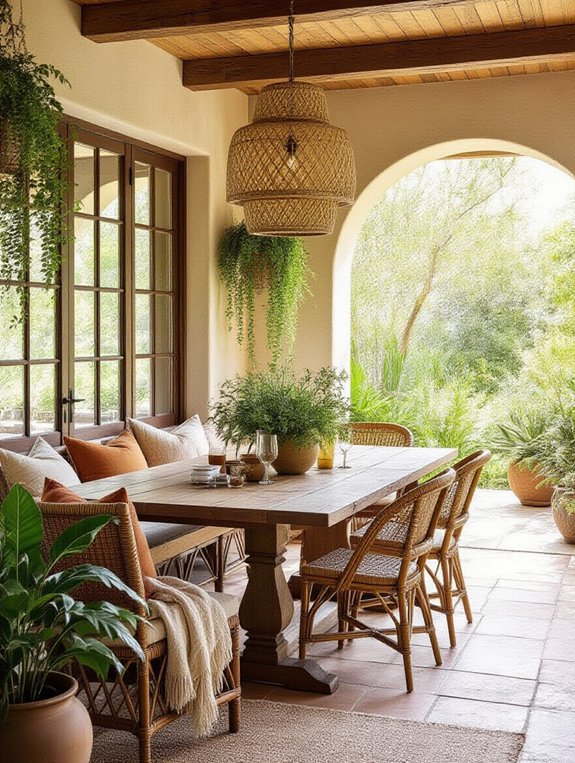 indoor outdoor dining harmony