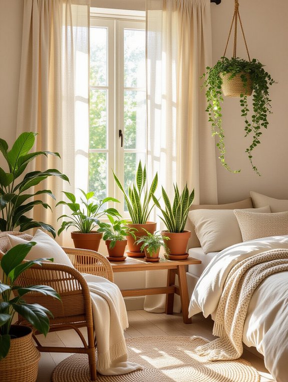 indoor plants enhance atmosphere