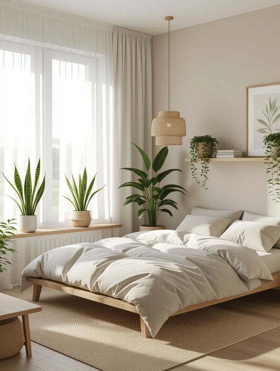 indoor plants enhance tranquility