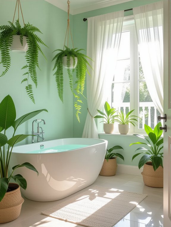 indoor plants enhance tranquility