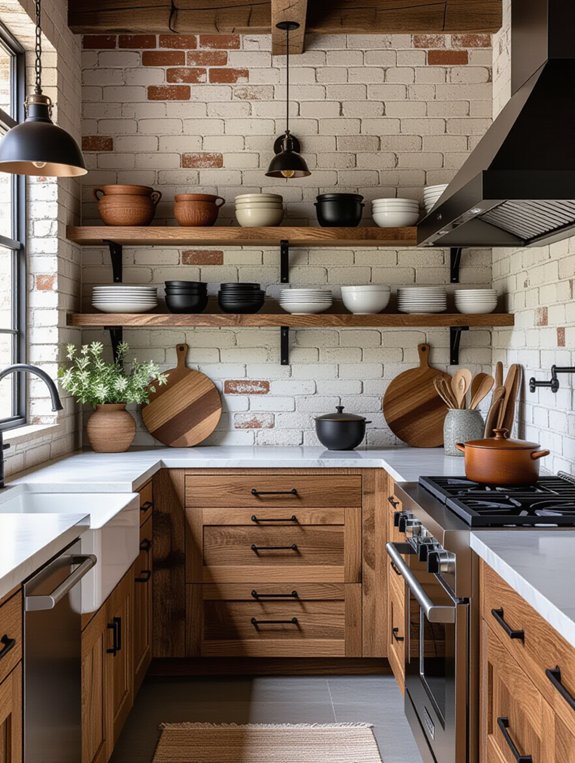 industrial chic kitchen design