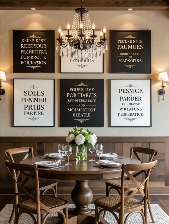 inspirational quotes in frames