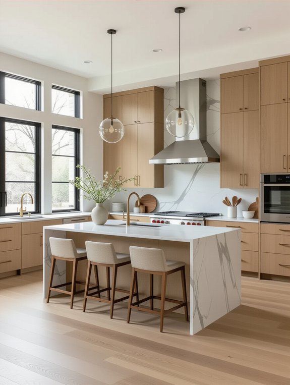 interactive peninsula kitchen layout