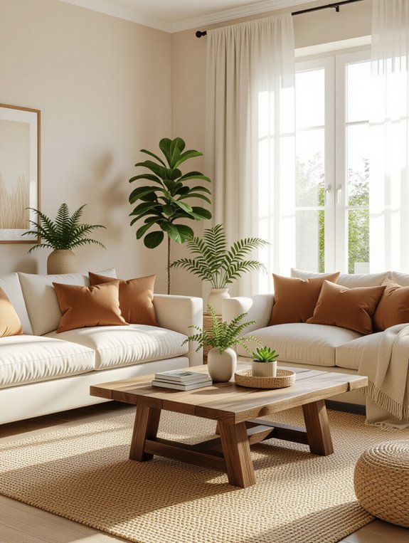 inviting greenery for freshness