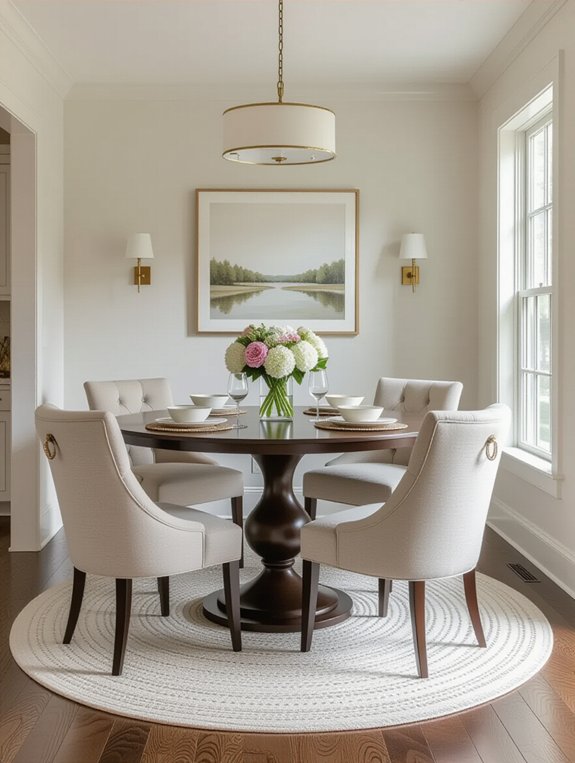 inviting round table charm
